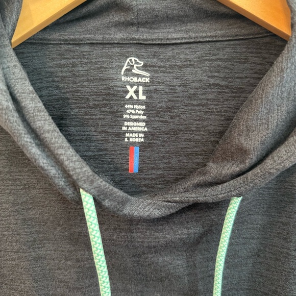 Rhoback Pullover Performance Hoodie Size XL - Picture 5 of 6